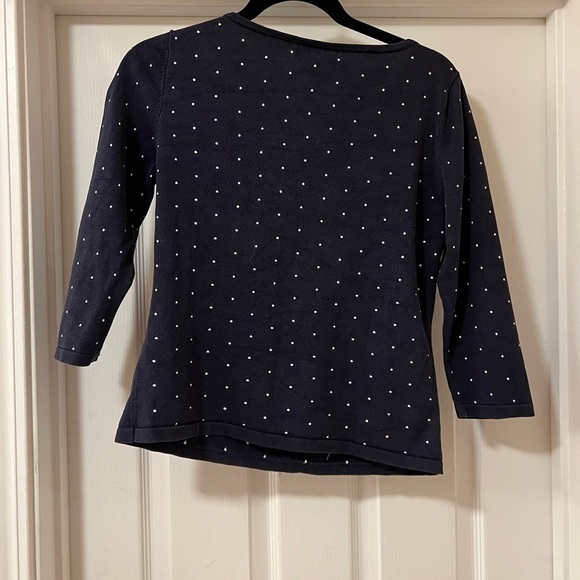 Ralph Lauren- Long Sleeve Shirt With Polka Dots - petite small - Picture 2 of 3